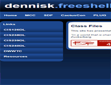 Tablet Screenshot of dennisk.freeshell.org