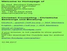 Tablet Screenshot of dalkmann.freeshell.org