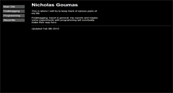 Desktop Screenshot of goumas.freeshell.org