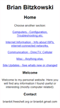 Mobile Screenshot of brianbit.freeshell.org