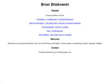 Tablet Screenshot of brianbit.freeshell.org