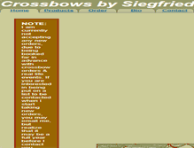 Tablet Screenshot of crossbow.freeshell.org