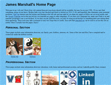 Tablet Screenshot of marshall.freeshell.org