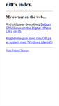 Mobile Screenshot of nift.freeshell.org