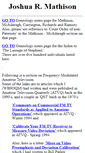 Mobile Screenshot of mathison.freeshell.org
